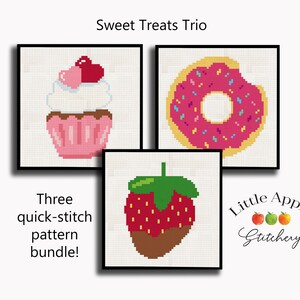 Dessert Cross Stitch Pattern – sweets