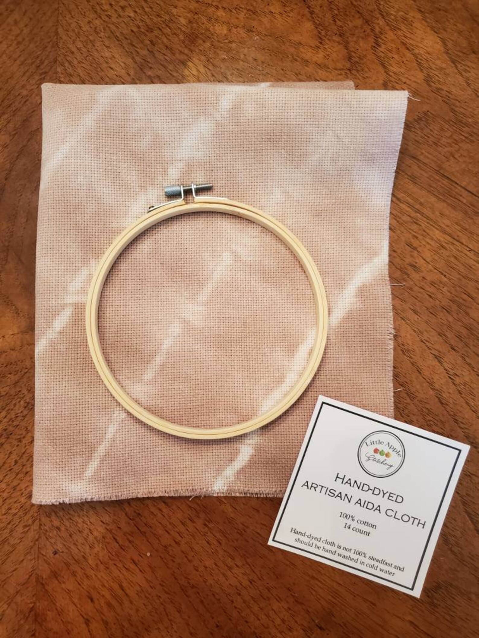 Tan handdyed aida cloth 14 count cream aida cloth dyed Etsy Nederland