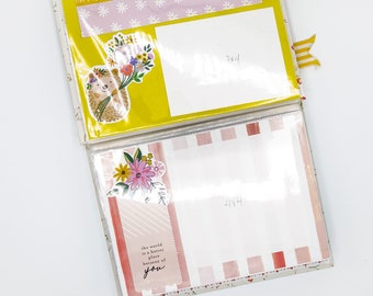 Pre-Made Scrapbook • Sweet Baby • 6x7 | pre-made scrapbook, scrapbook photo album, baby brag book, ephemera, baby girl scrapbook, girl album