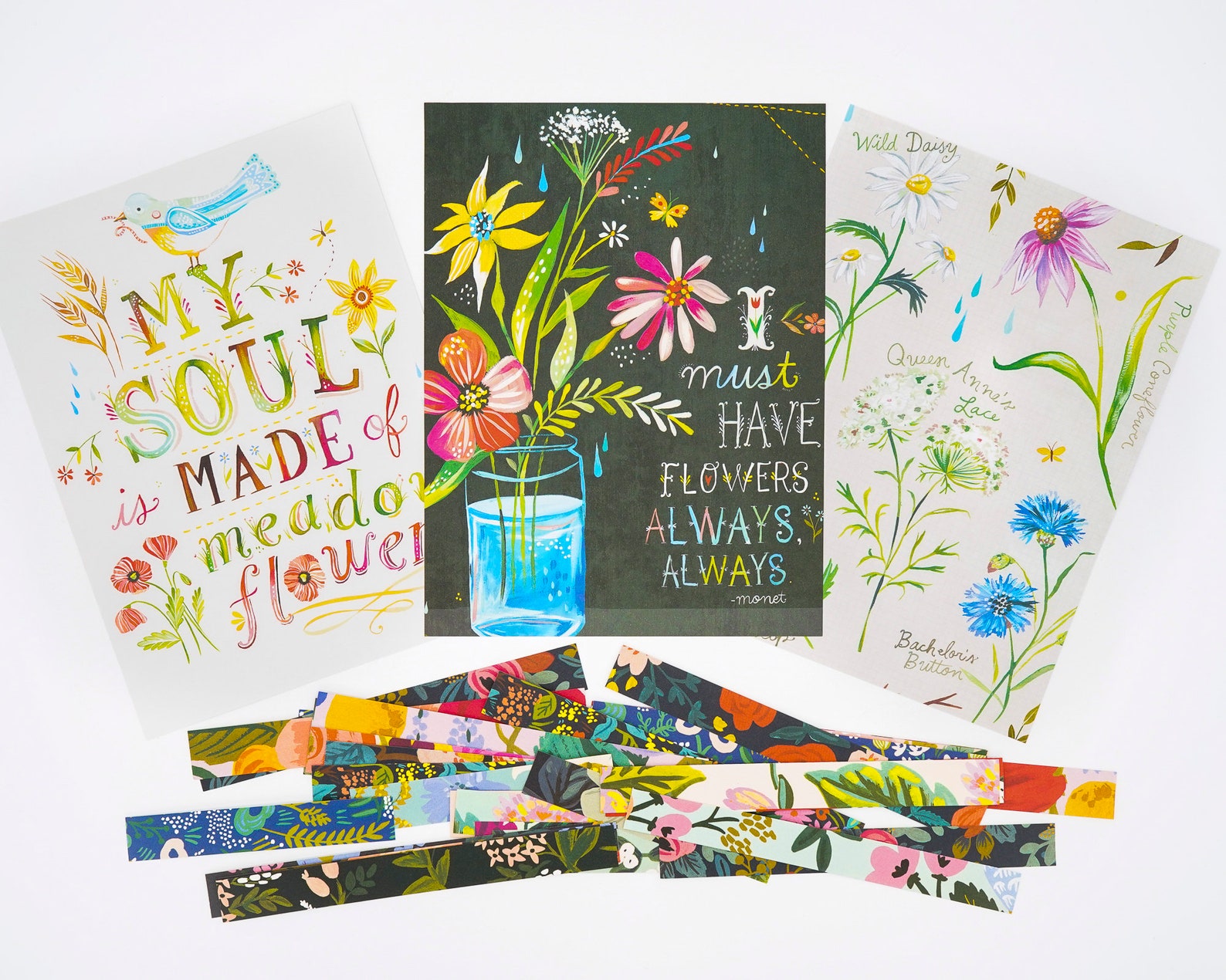 Wildflower Ephemera Kit scrapbook kit album kit scrapbook Etsy