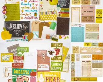 Super Scrapbook Kit • Farmhouse Family | scrapbook supplies, scrapbook kit, scrapbook ephemera, scrapbook embellishments, project life