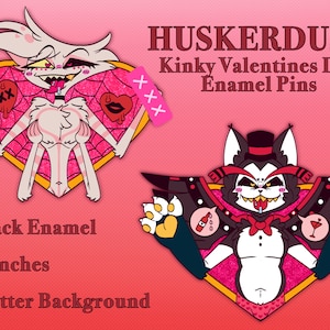 Hazbin Hotel Huskerdust Valentines Day Pin Set (LOW GRADE BATCH)