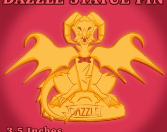 Limited Edition Hazbin Hotel Dazzle Statue Pin