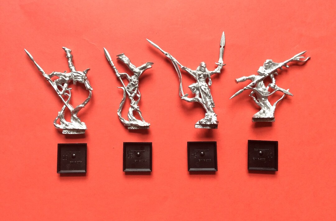 Wood Elf Wardancers High Elf Wood Elves Rare OOP Metal Warhammer