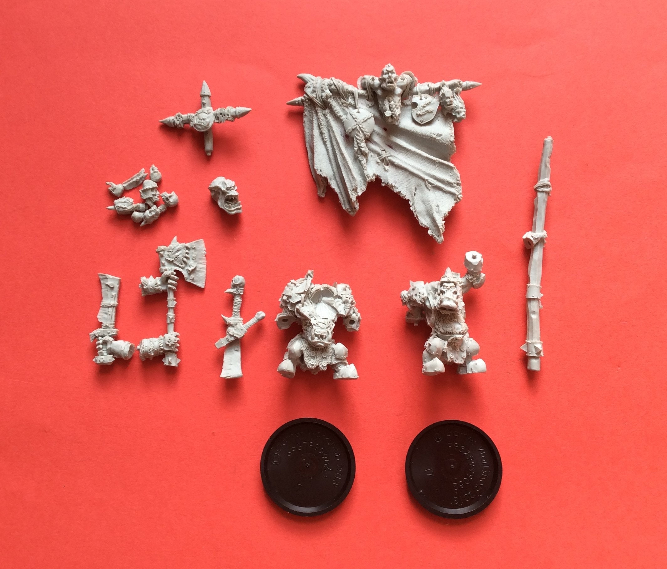 Forgeworld Very Rare Orc Greenskins Command Banner Orcs & Goblins 