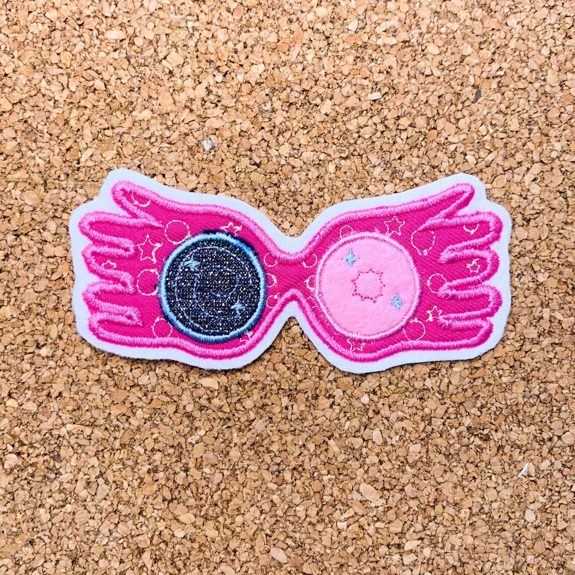 Luna Lovegood glasses embroidery Harry Potter Machine | Etsy
