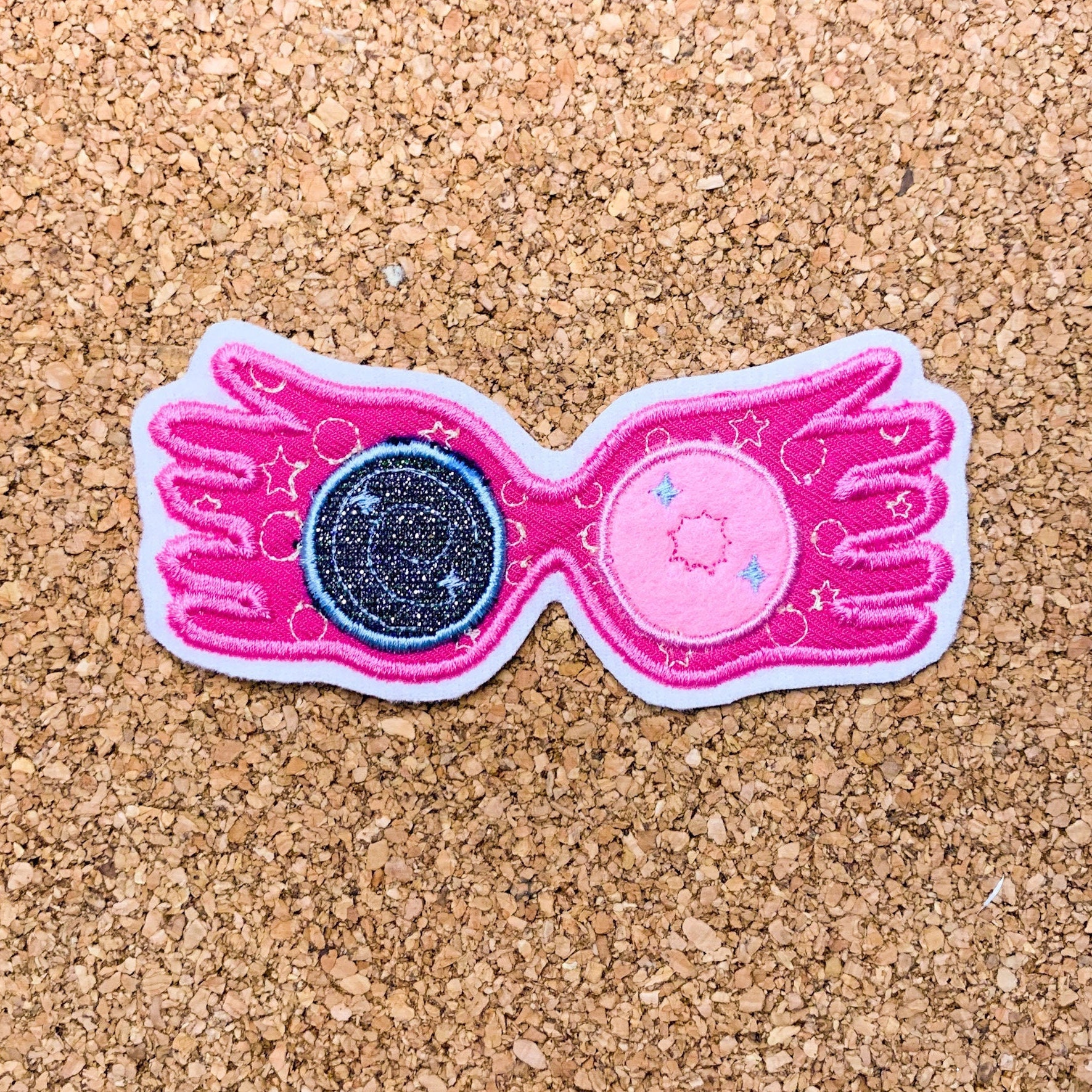 Luna Lovegood glasses embroidery Harry Potter Machine Etsy