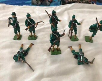 civil war metal toy soldiers