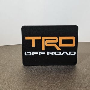 TRD Toyota Off Road Trailer Hitch, Tow, Receiver Cover, Plug. 1.25&quot; & 2&quot;