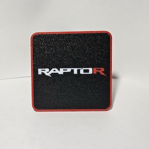 Ford Raptor F150, F-150, Trailer Hitch, Customizable Color, Tow, Receiver Cover, Plug. 1.25&quot; & 2&quot;