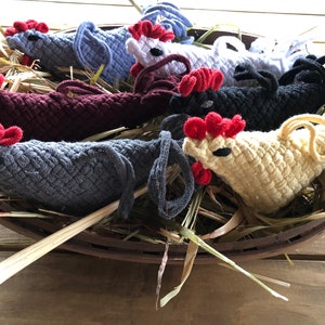 PDF Download PATTERN Chicken Potholder Tutorial for use with 7&quot; 18x18 potholder loom in traditional size