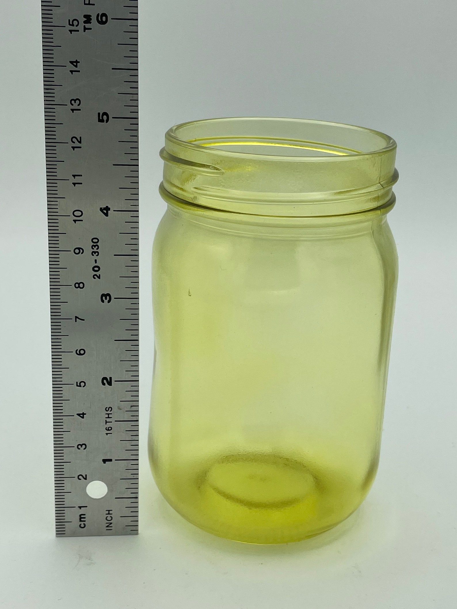 Yellow Tinted Stained Glass Jars in an Assortment of Sizes Etsy