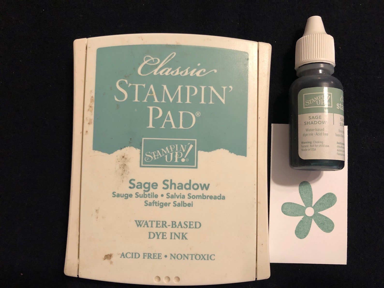 Stampin Up Ink Pad Refill Pen/Marker Sets in shades of green Etsy