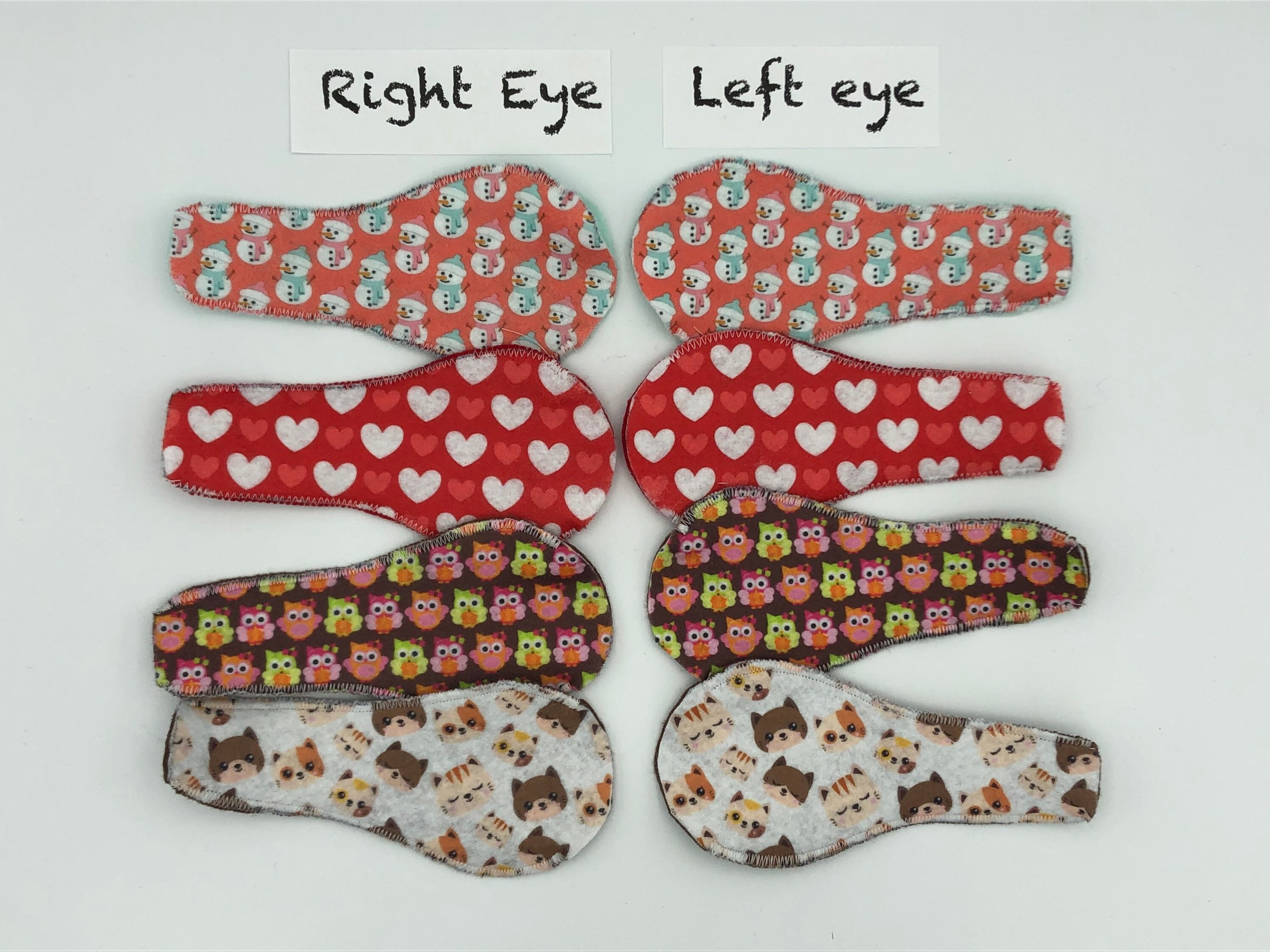 Eye Patch for Kids Felt Fully Obscured for Lazy Eye Girl Etsy