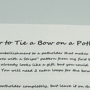 More Potholder Patterns spiral-bound book for loops and looms, 100 pages, lies flat, new ideas and twills, video links, more image 8
