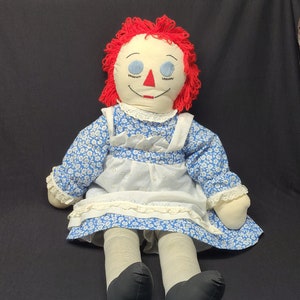 Raggedy Ann Doll 3ft Feet Tall Vintage Original Annabelle Doll Life Size Doll Handmade Etsy UK