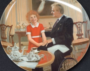 1984-1986 Little Orphan Annie Limited Edition Collectible Plates - Tomorrow - Edwin Knowles - Vintage