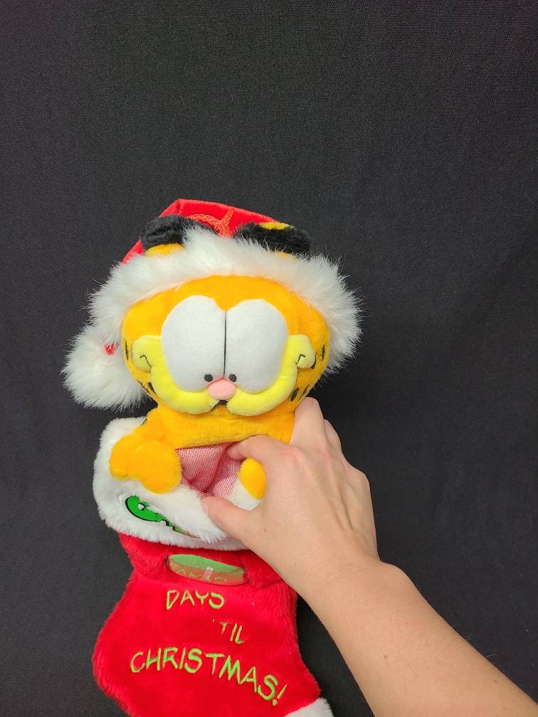 Garfield Countdown Christmas Stockings - Etsy