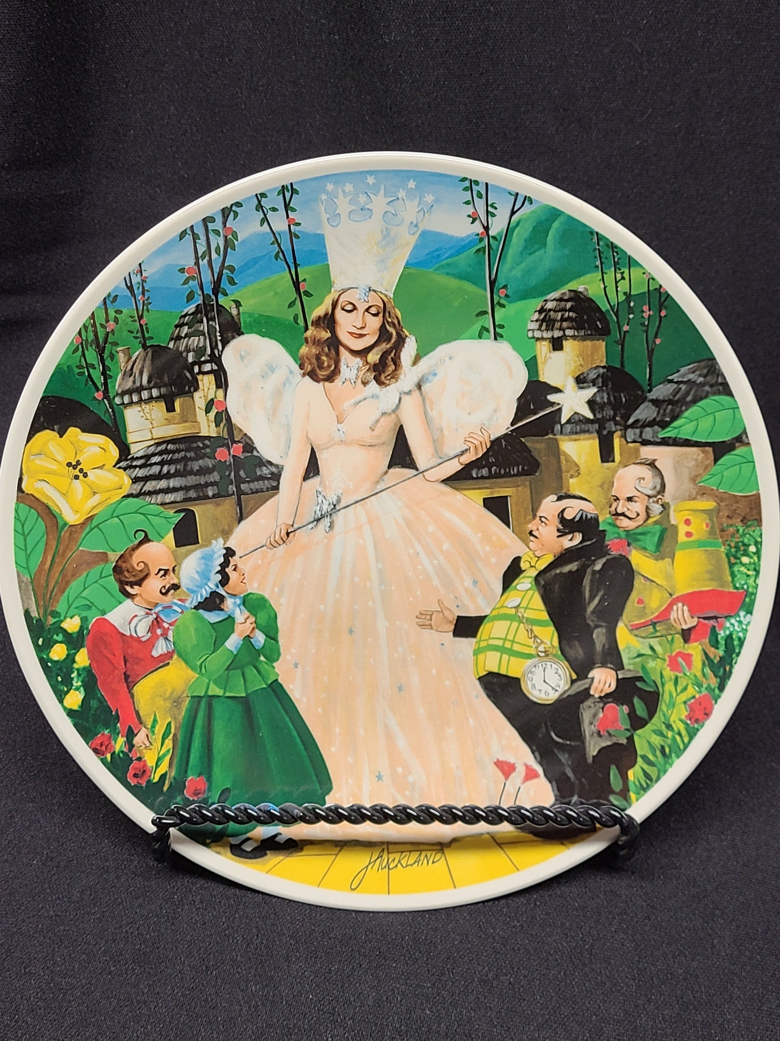 70s Wizard of OZ Decorative Plates by J Auckland Knowles Etsy