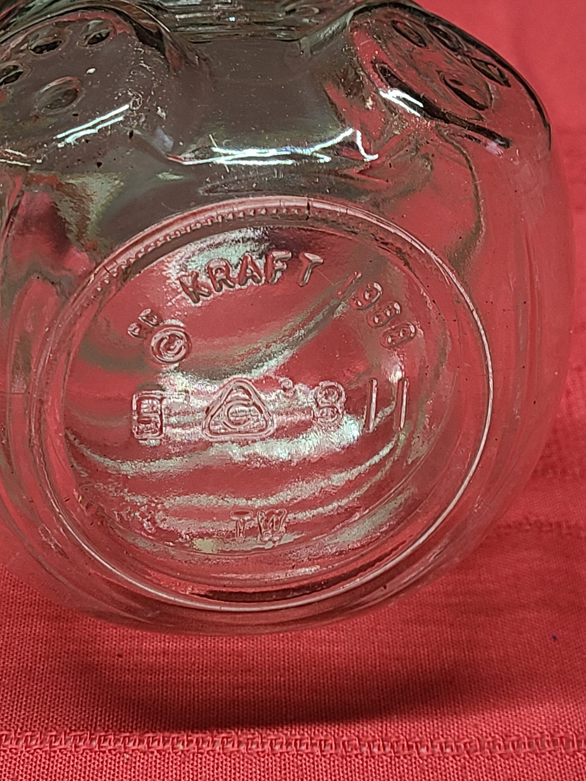 1988 Kraft Bear Bouteille Jelly Jar à collectionner Etsy France
