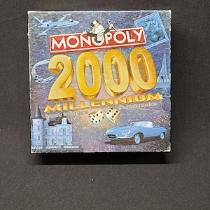 Collectible Monopoly Games - 2000 Millennium - Mutt-Opoly - Dog Monopoly Game - Nascar Monopoly - Vintage