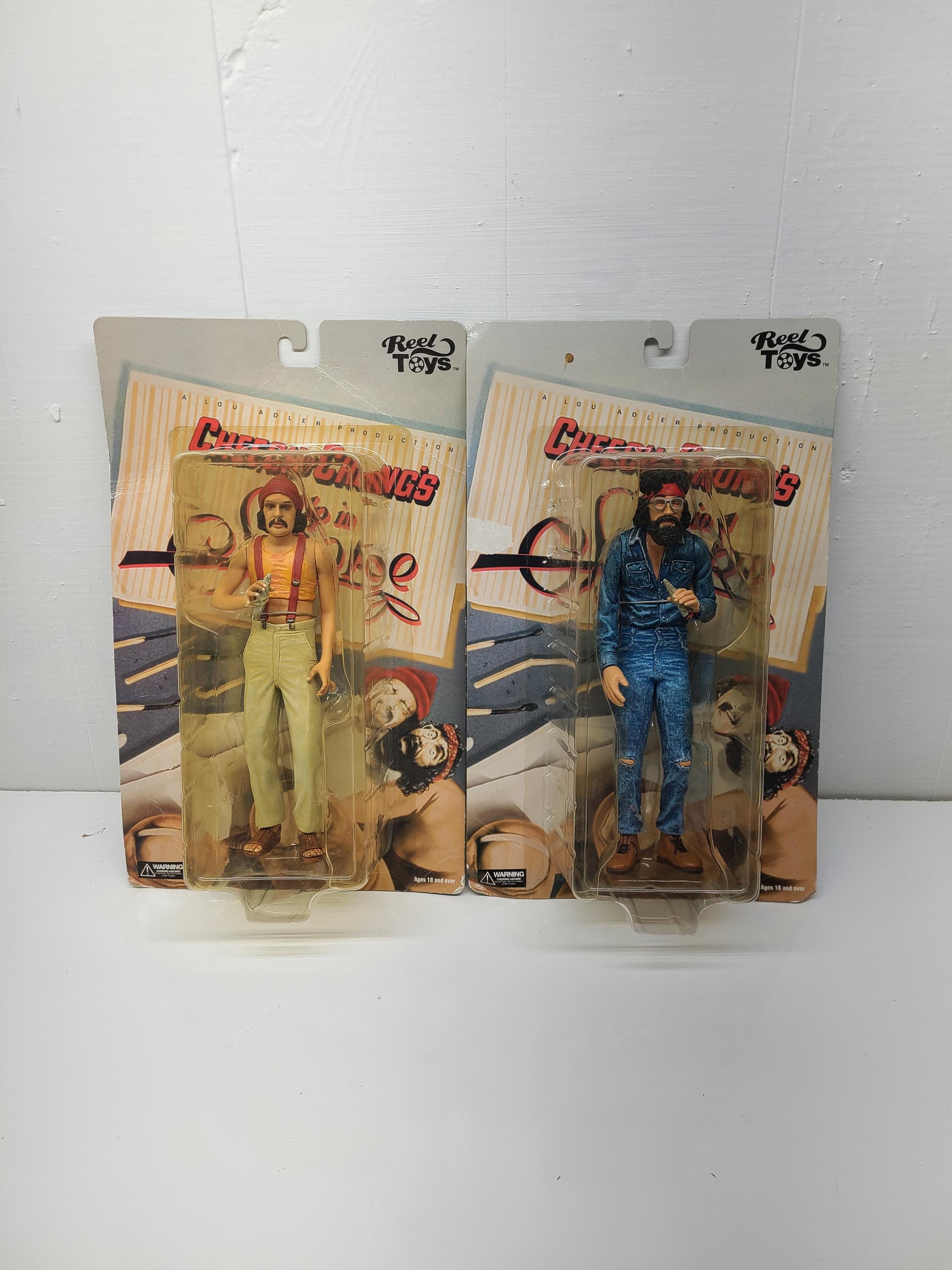 Cheech & Chong up in Smoke (2) Action Figures - SOLD AS SET - Reel 