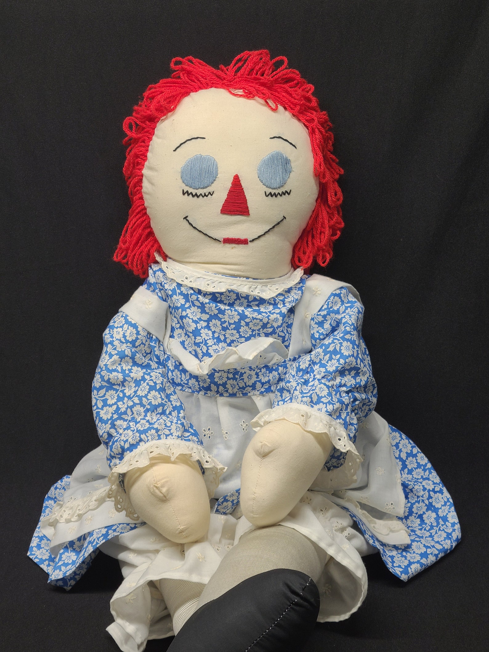 Raggedy Ann Doll 3ft Feet Tall Vintage Original Annabelle Doll Life Size Doll Handmade Etsy 