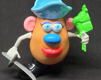 1985 Playskool Mr/Mrs Potato Head Halloween Costume Pirate and Bunny - Made in USA - Vintage