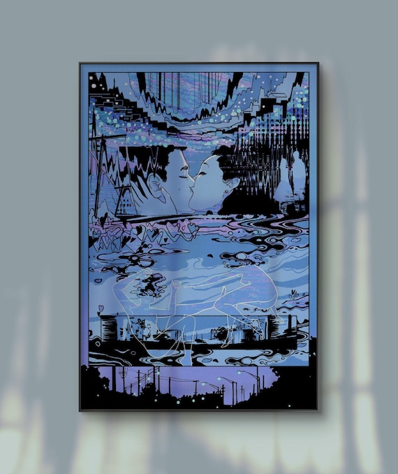Lost Lovers | lofi poster | Illustrative Print