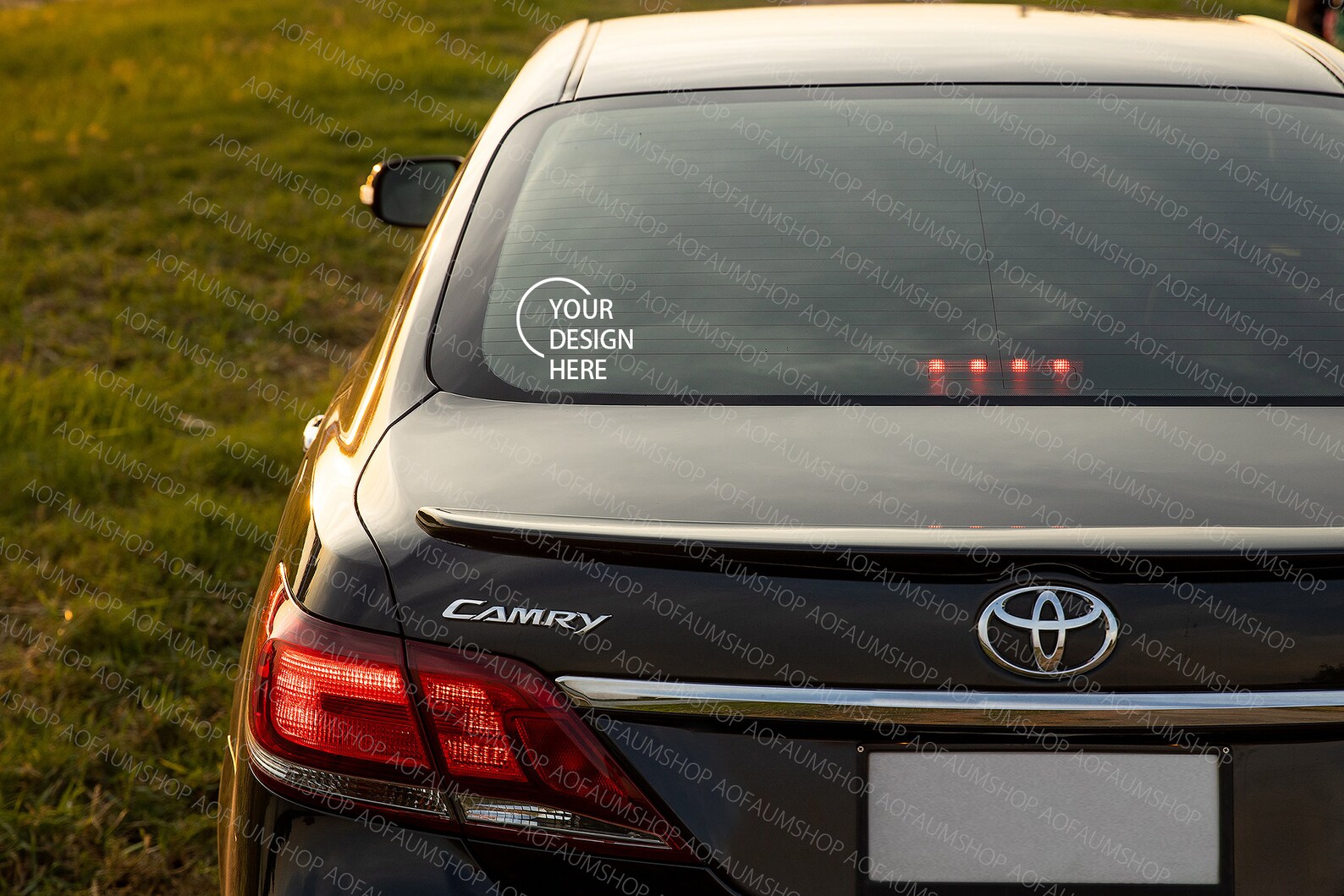 Download 4 pics. Car decal mockup car sticker styled mockup vinyl ...