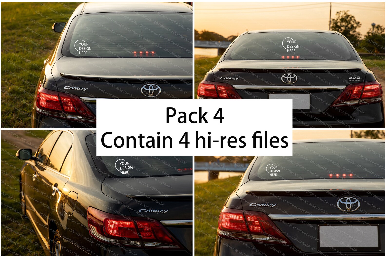 Download 4 pics. Car decal mockup car sticker styled mockup vinyl ...