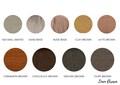 Linen fabric brown tones, Fabric by the yard or meter, Softened washed flax fabric brown shades product logo