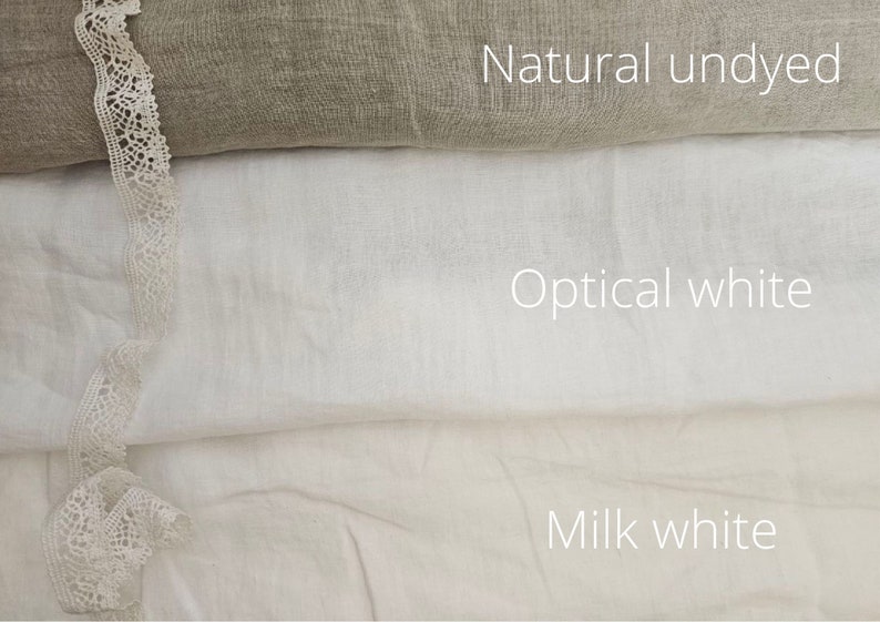 Linen fabric EXTRA WIDE natural undyed, 118 inches or 3 meter wide fabric, Bedding and curtain linen fabric zdjęcie 8