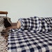 see more listings in the Checked linen fabric section