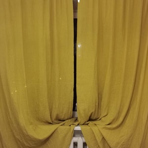 Different medium weight linen fabric texture for curtains, natural woven linen material for curtains, 145 cm wide (57 inches), OEKO-TEX Standard 100 certified, medium weight, sold by length from 0.5 m or 0.5 yard