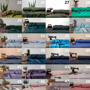 Different medium weight linen fabric texture for curtains, natural woven linen material for curtains, 145 cm wide (57 inches), OEKO-TEX Standard 100 certified, medium weight, sold by length from 0.5 m or 0.5 yard