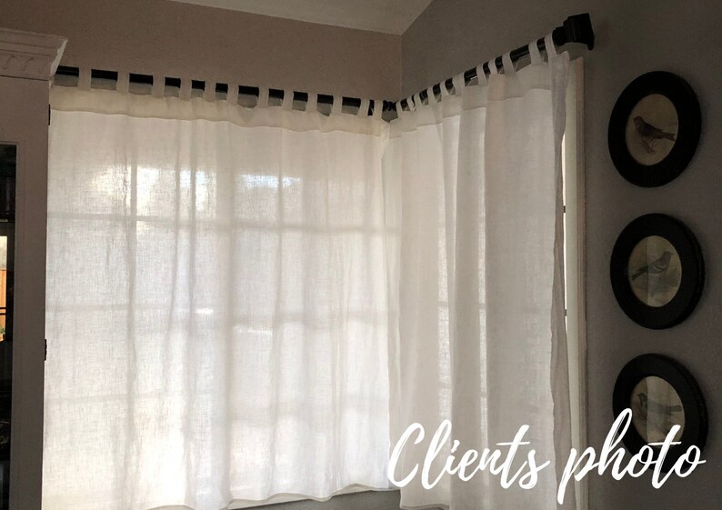 Different medium weight linen fabric texture for curtains, natural woven linen material for curtains, 145 cm wide (57 inches), OEKO-TEX Standard 100 certified, medium weight, sold by length from 0.5 m or 0.5 yard