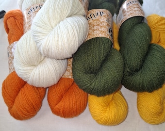 Wool yarn for knitting. High quality wool yarn  . Natural 100% wool yarn.