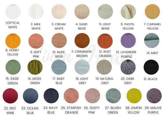 Thin curtain linen fabric 28 colors, Lightweight cheesecloth fabric by the yard or meter,  Gauze linen fabric for curtains