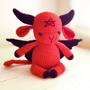 Crochet patterns amigurumi Baphomet Halloween plush toys PDF / Instant Download tutorial