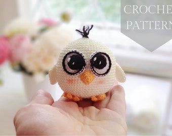 Crochet pattern stuffed animal Mr Chick 2.0 crochet toy PDF / Instant Download tutorial