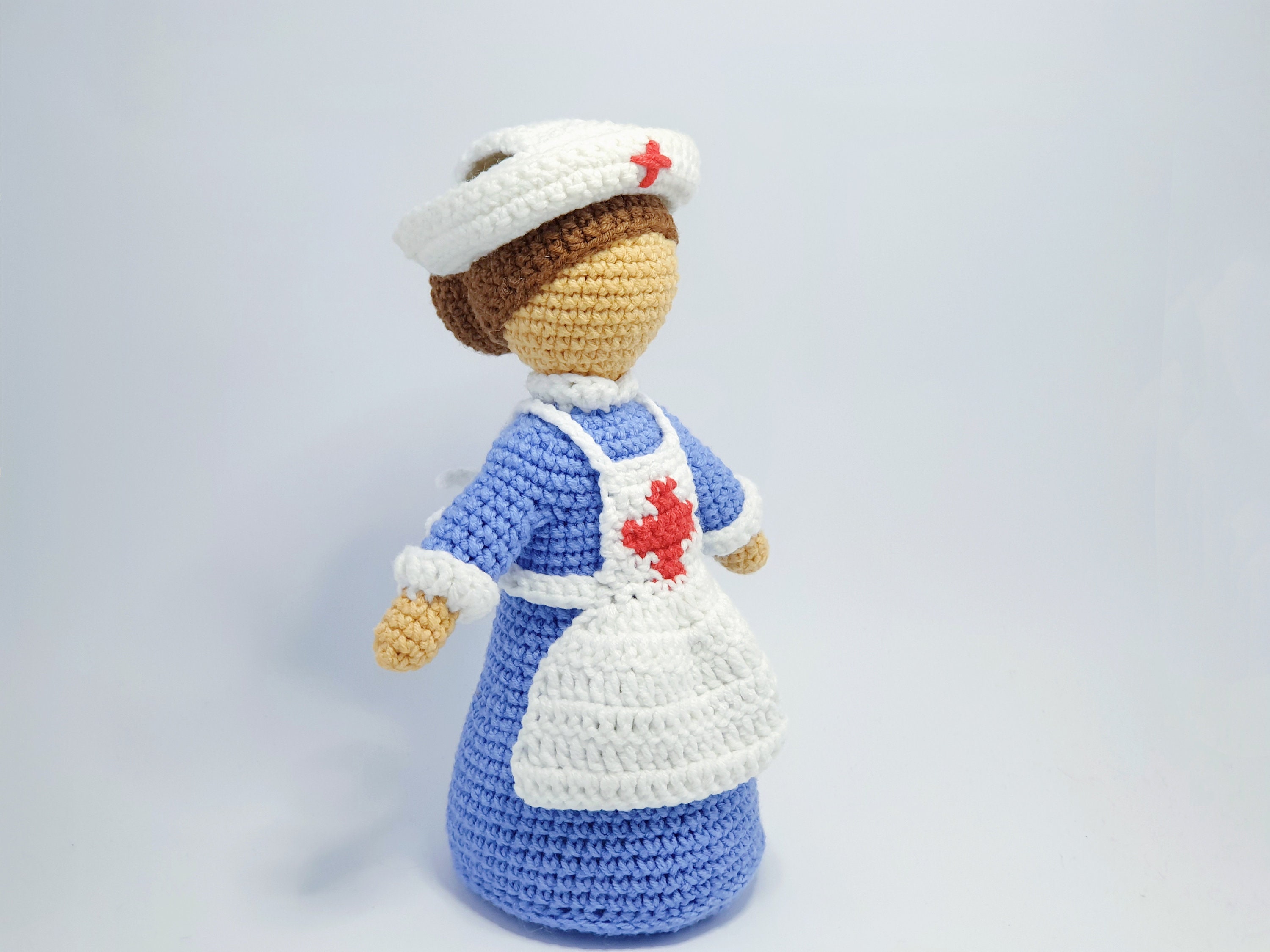 Crochet patterns amigurumi stuffed Nurse doll PDF / Instant Etsy México