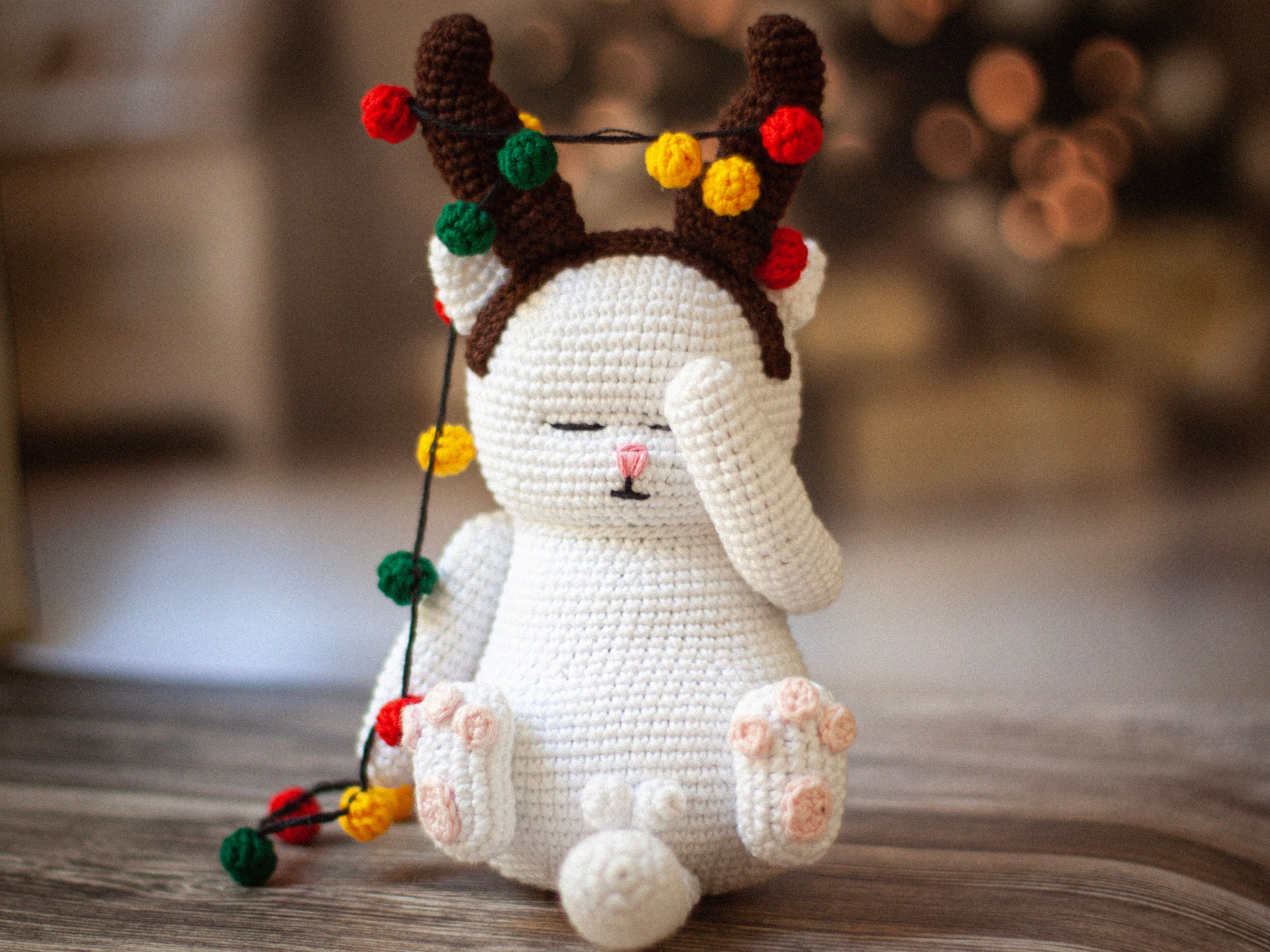 Crochet Patterns Christmas Amigurumi Christmas Cat Deer PDF Etsy