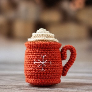 Virkmönster jul amigurumi julkoppdekoration PDF / Handledning för direktnedladdning