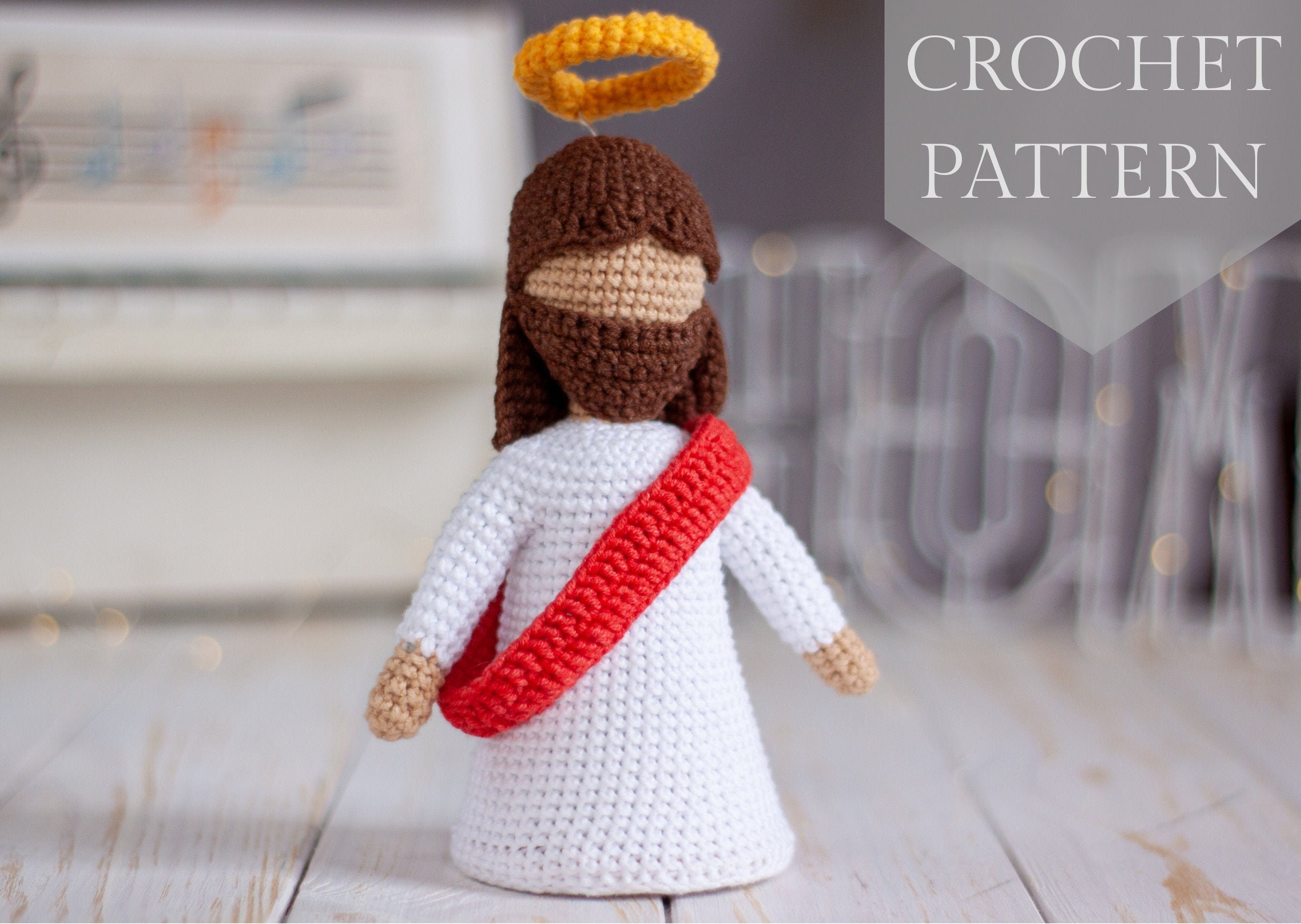 Crochet Patterns Amigurumi Stuffed Jesus PDF / Instant Etsy