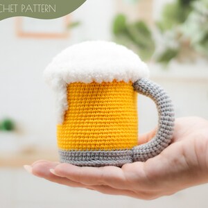 Crochet pattern Beer mugs for fathers day PDF / Instant Download tutorial