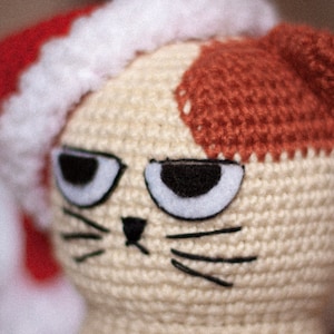 Crochet patterns christmas amigurumi Christmas Cat tree US, Germany, Spanish, Italian, Portuguese PDF / Instant Download tutorial image 4