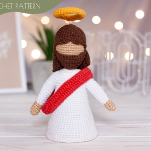 Crochet patterns amigurumi stuffed Jesus PDF / Instant Download tutorial