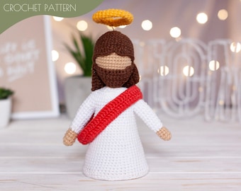 Crochet patterns amigurumi stuffed Jesus PDF / Instant Download tutorial