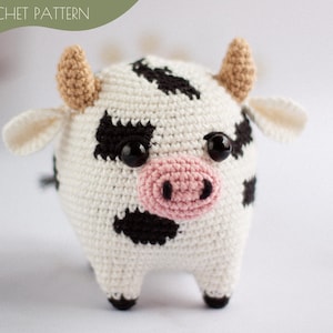 Crochet patterns amigurumi stuffed Piglet farm animal PDF / Instant Download tutorial